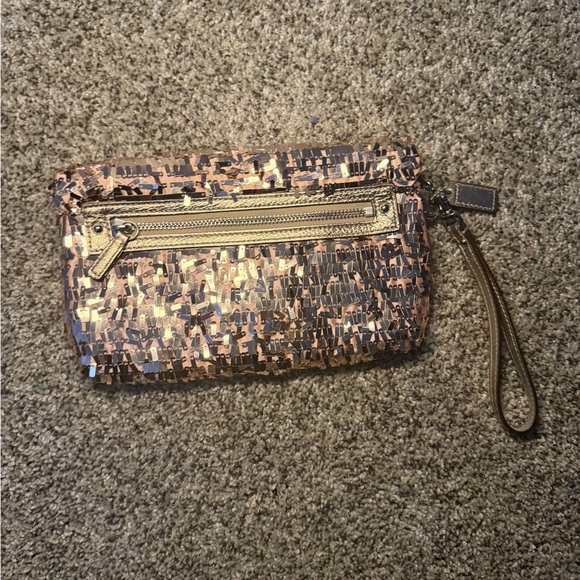 Coach Rose gold Sequin Clutch - Picture 2 of 5